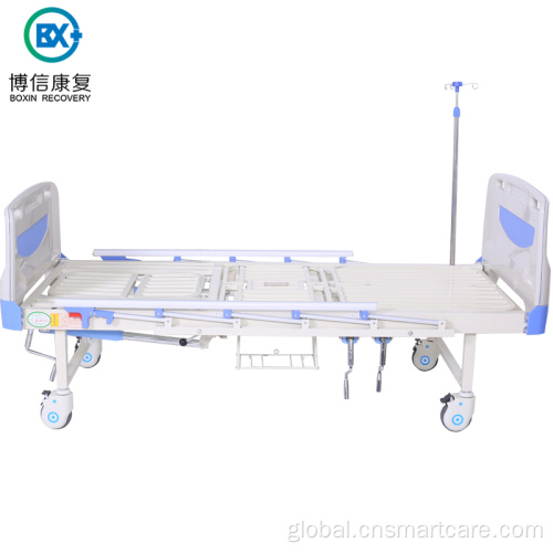 Hand-Operated Nursing Bed ABS Multi-Function Hospital Bed Manufactory